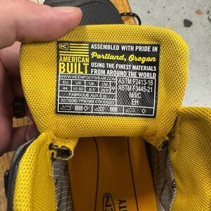 Keen Yellow and Black Shoes